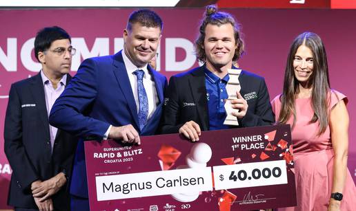 Magnus Carlsen pomeo elitu u Zagrebu i uzeo 40.000 dolara