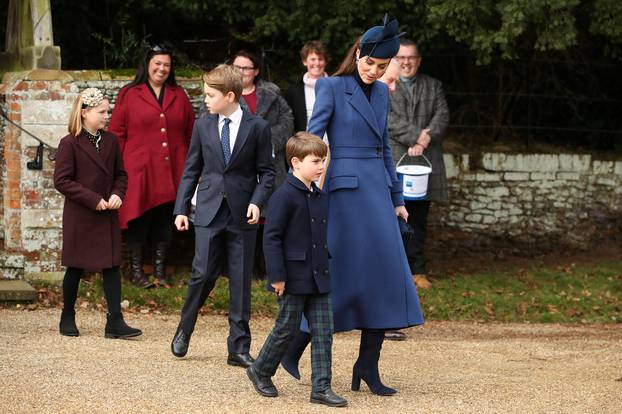 Royal Family's Christmas Day service at the Sandringham estate