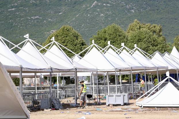 Jutro nakon koncerta Marka Perkovića Thompsona na sinjskom hipodromu