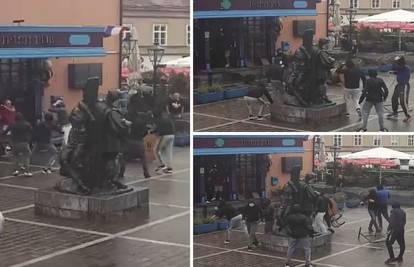 VIDEO Tučnjava u centru grada: Huligani upali u pub, bacali su čaše i stolce, ljudi se razbježali