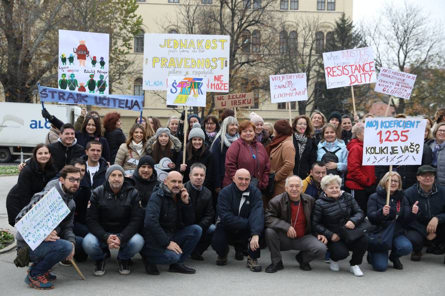 Zagreb: Okupljanje za veliki prosvjed Hrvatska mora bolje