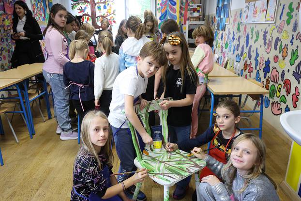 Zagreb: Učenici obojili i uredili učionicu u OŠ kralja Tomislava