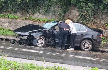 VIDEO Kiša, skliska cesta, BMW i zadnji pogon... Objavili detalje sudara na cesti prema Zaprešiću