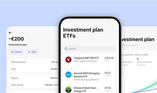 Revolut uvodi ETF investicijske planove bez provizije i kod nas