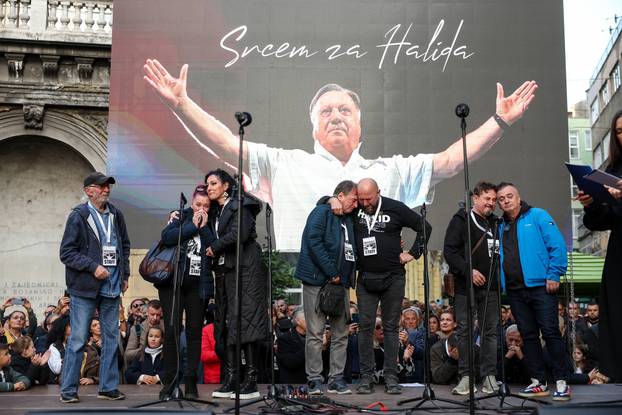 Sarajevo: Okupljanje građana u čast Halidu Bešliću