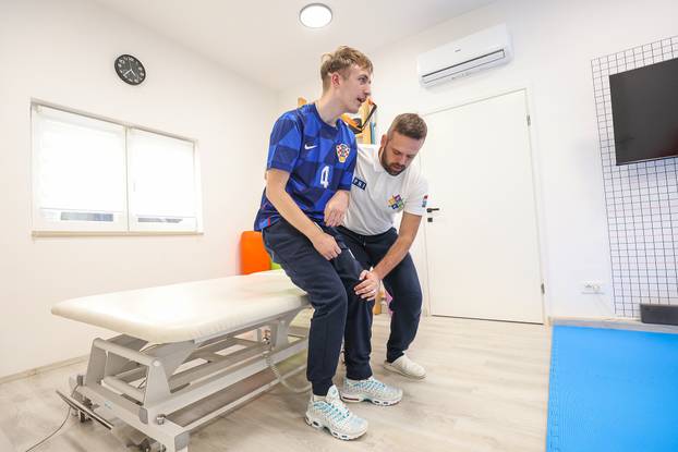 Zagreb: Ivan Šćepina i fizioterapeut Ante Lukas Stančin