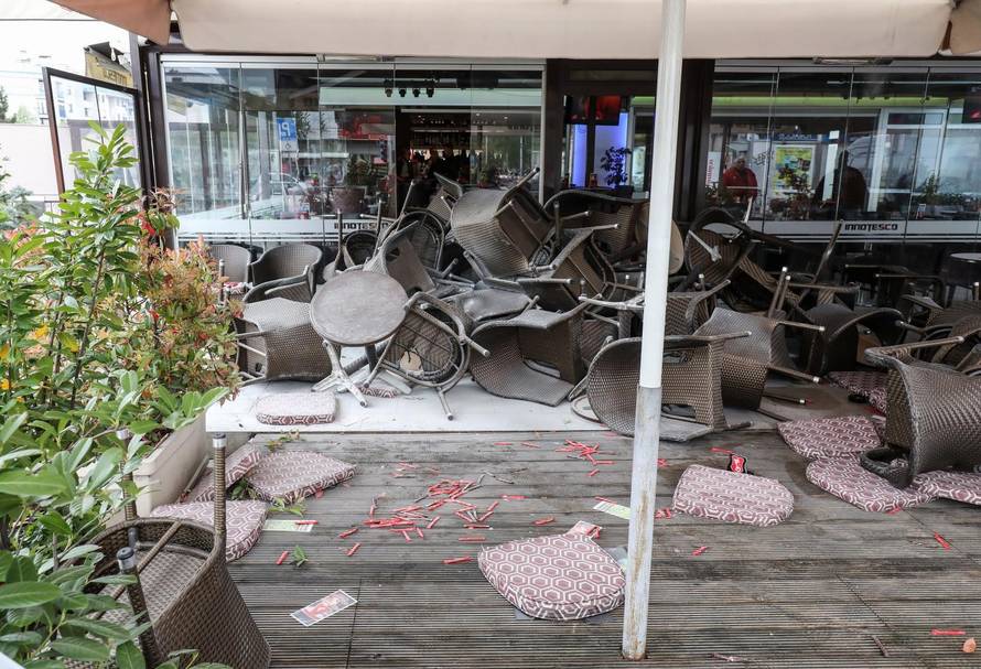 Zagreb: NavijaÄi Dinama i Torcide sukobili se u kafiÄu Innotesco na TreÅ¡njevaÄkoj trÅ¾nici