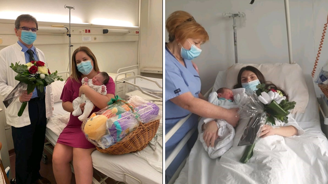 Prva beba u novoj godini je curica, rodila se u splitskoj bolnici minutu nakon ponoći
