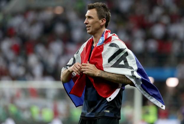 Moskva: Slavlje hrvatske nogometne reprezentacije nakon pobjede nad Engleskom