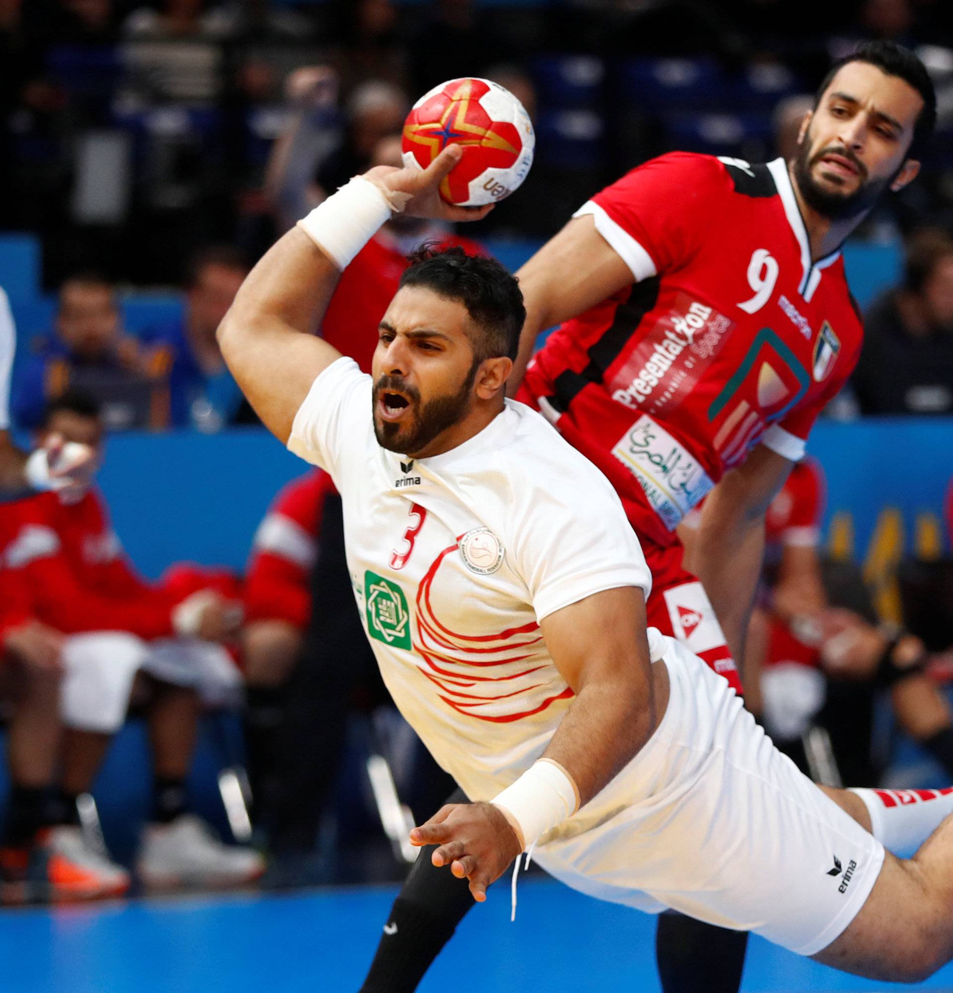 Men's Handball - Bahrain v Egypt - 2017 Men's World Championship Main Round - Group D - Accor Hotels Arena, Paris