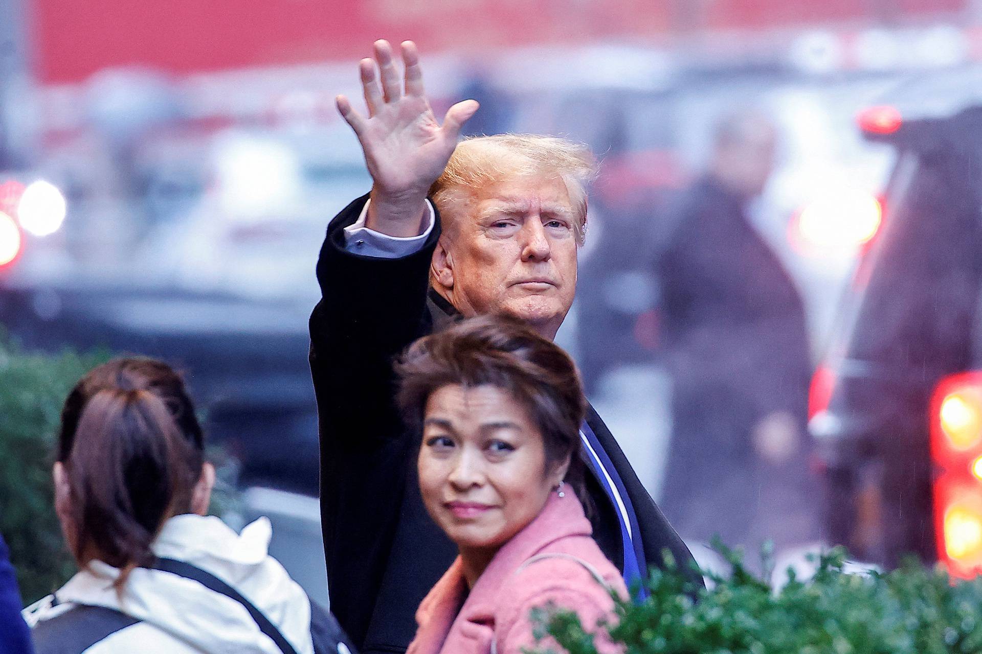 Former U.S. President Donald Trump departs Trump Tower in New York