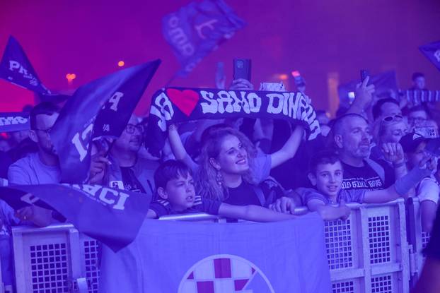 Slavlje u Zagrebu nakon Dinamova osvajanja dvostruke krune