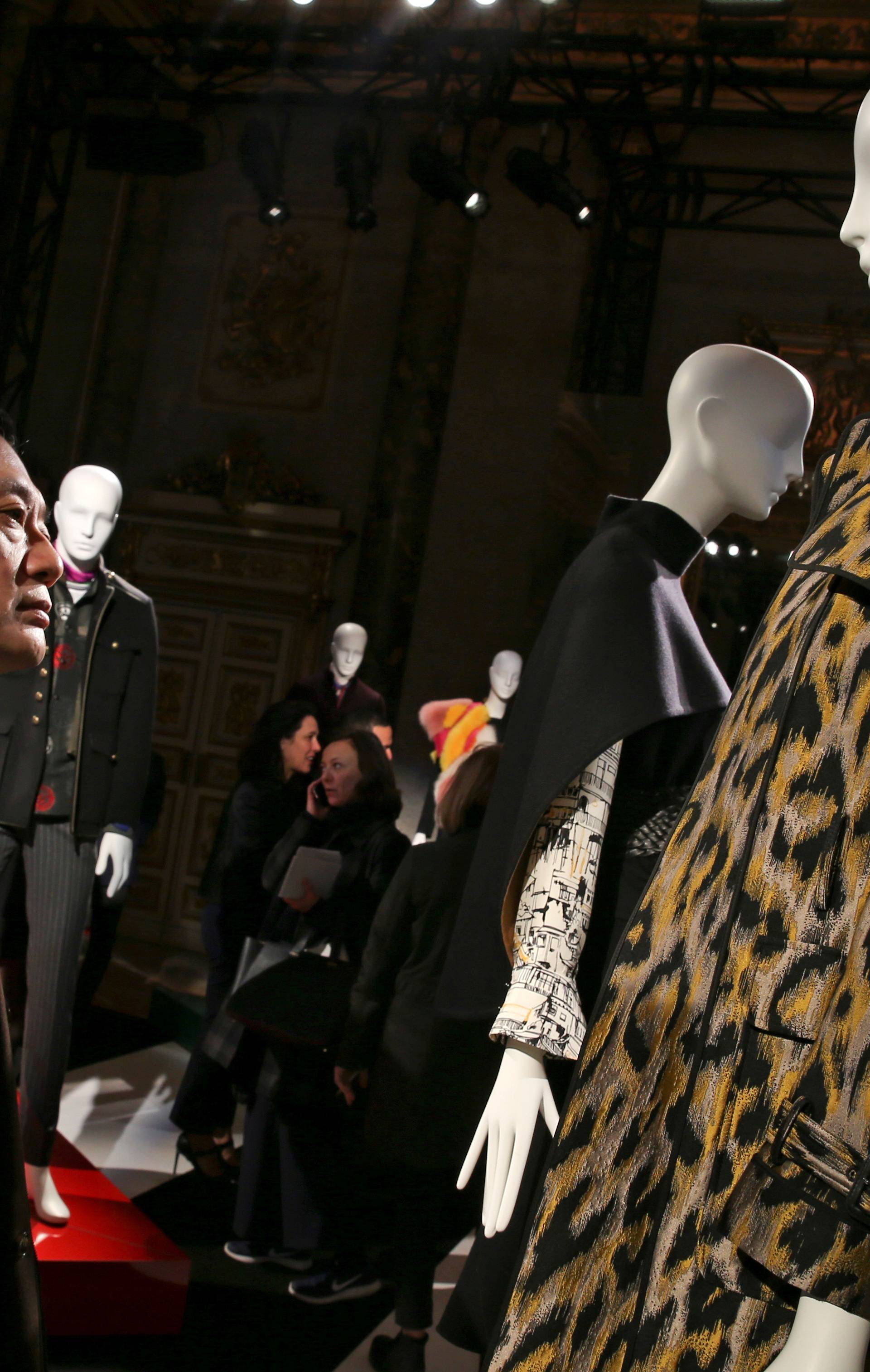 FILE PHOTO: Creations from the Shanghai Tang Autumn/Winter 2018 women collection are seen during Milan Fashion Week in Milan