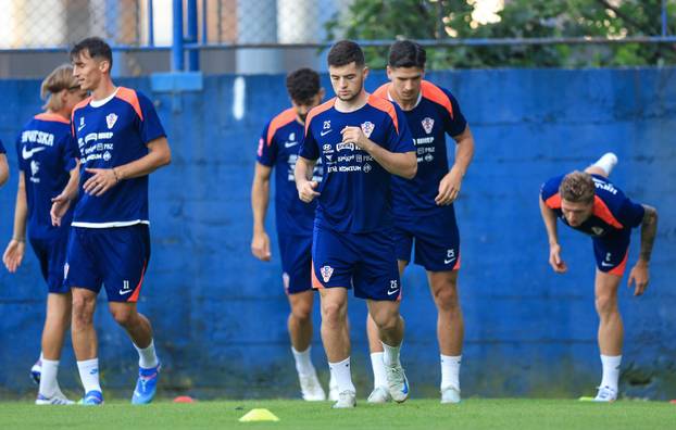 Zagreb: Trening hrvatske nogometne reprezentacije
