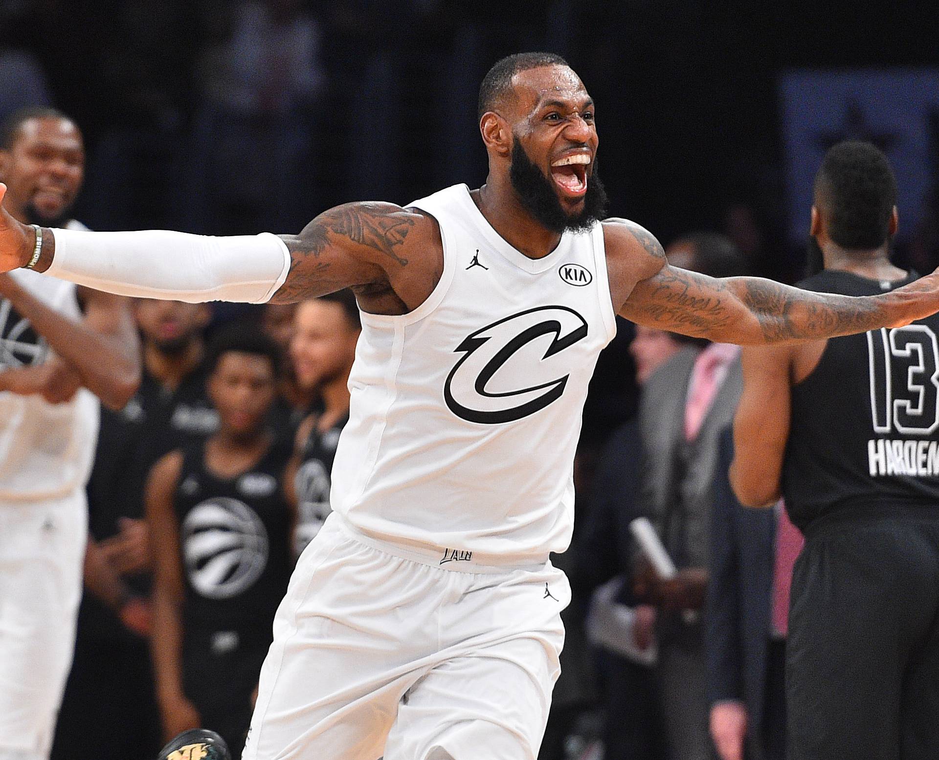 NBA: All Star Game-Team LeBron at Team Stephen