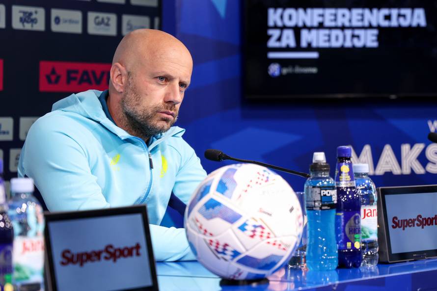 Zagreb:  Konferencija za medije  Sandra Perkovića treneran GNK Dinamo