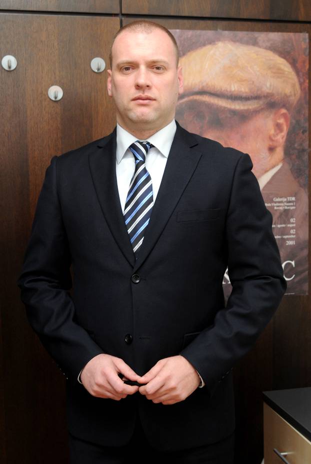 ARHIVA - 2014. Vinkovci: Mario Banoži?, pro?elnik ureda za kulturu i sport