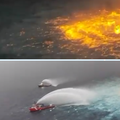 Ogromni vatreni prsten u Meksičkom zaljevu: Pukao naftovod, ocean doslovno gori