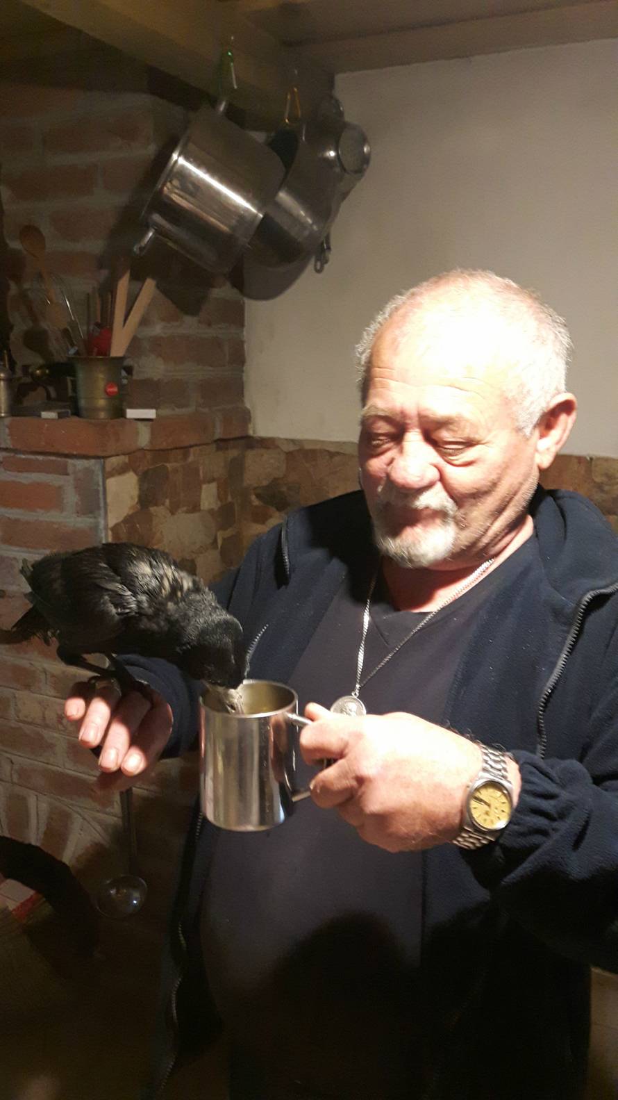 "Kud ja, tu i Garo": Zlatko i gavran postali veliki prijatelji