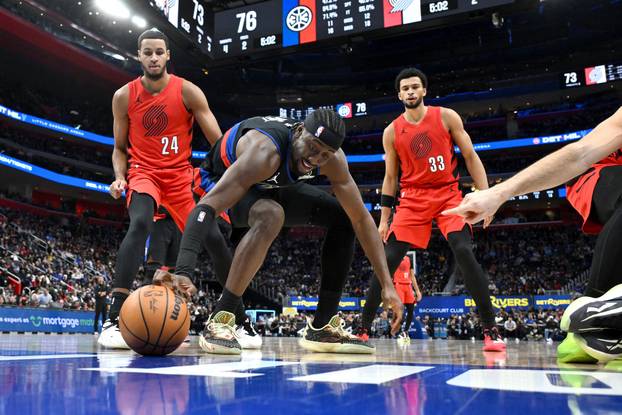 NBA: Portland Trail Blazers at Detroit Pistons