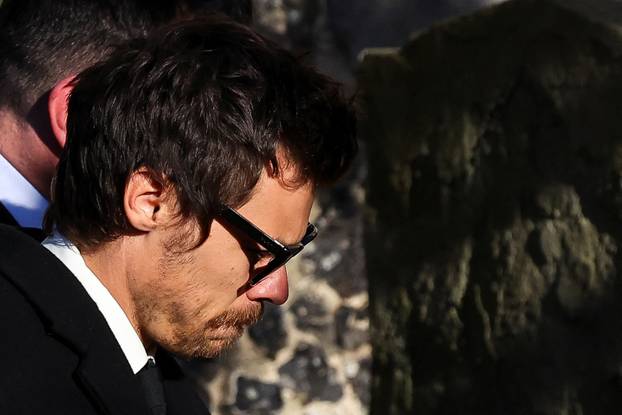 Funeral of former One Direction singer Liam Payne in Amersham, near London