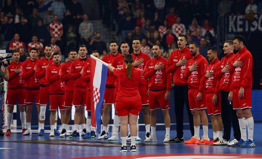 EHF 2024 Men's European Handball Championship - Preliminary Round - Group B - Croatia v Romania