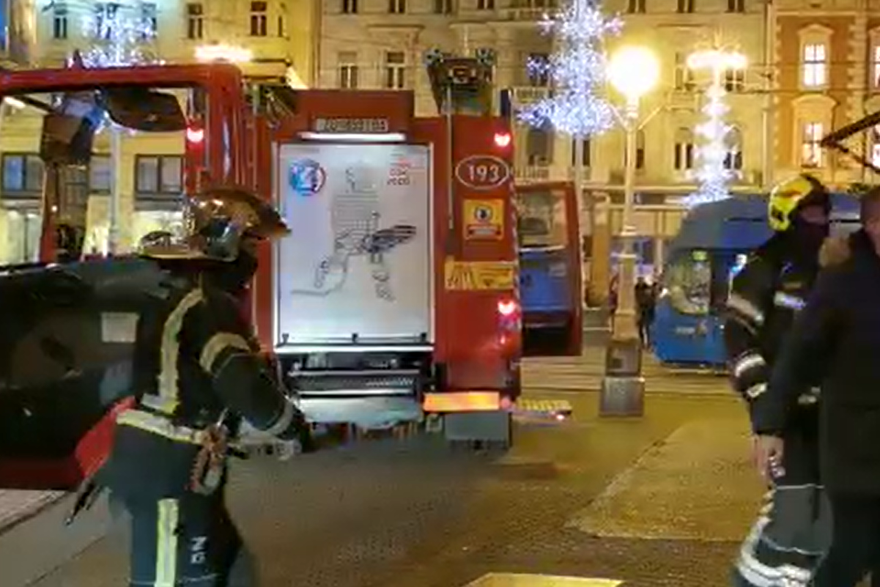 Požar u centru Zagreba