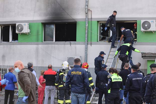 Fire breaks out at the intensive care unit of a COVID-19 hospital in Constanta