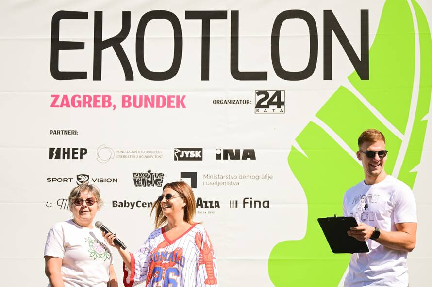 Zagreb:  Ekotlon na jezeru Bundek