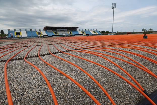 Radovi na Gradskom stadionu u Velikoj Gorici