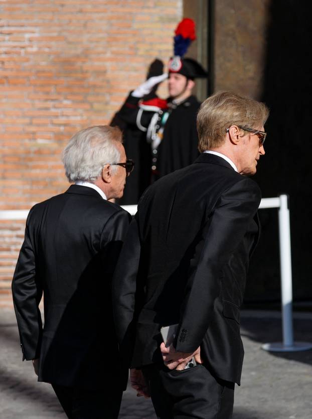 Funeral ceremony of fashion designer Valentino Garavani, in Rome