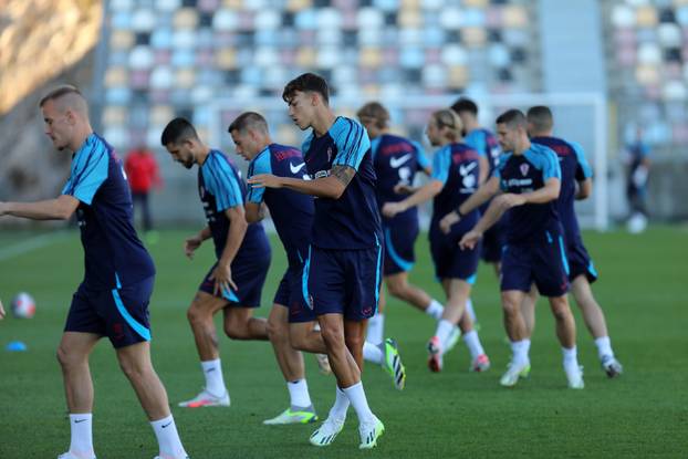 Rijeka: Trening Hrvstake nogometne reprezentacije