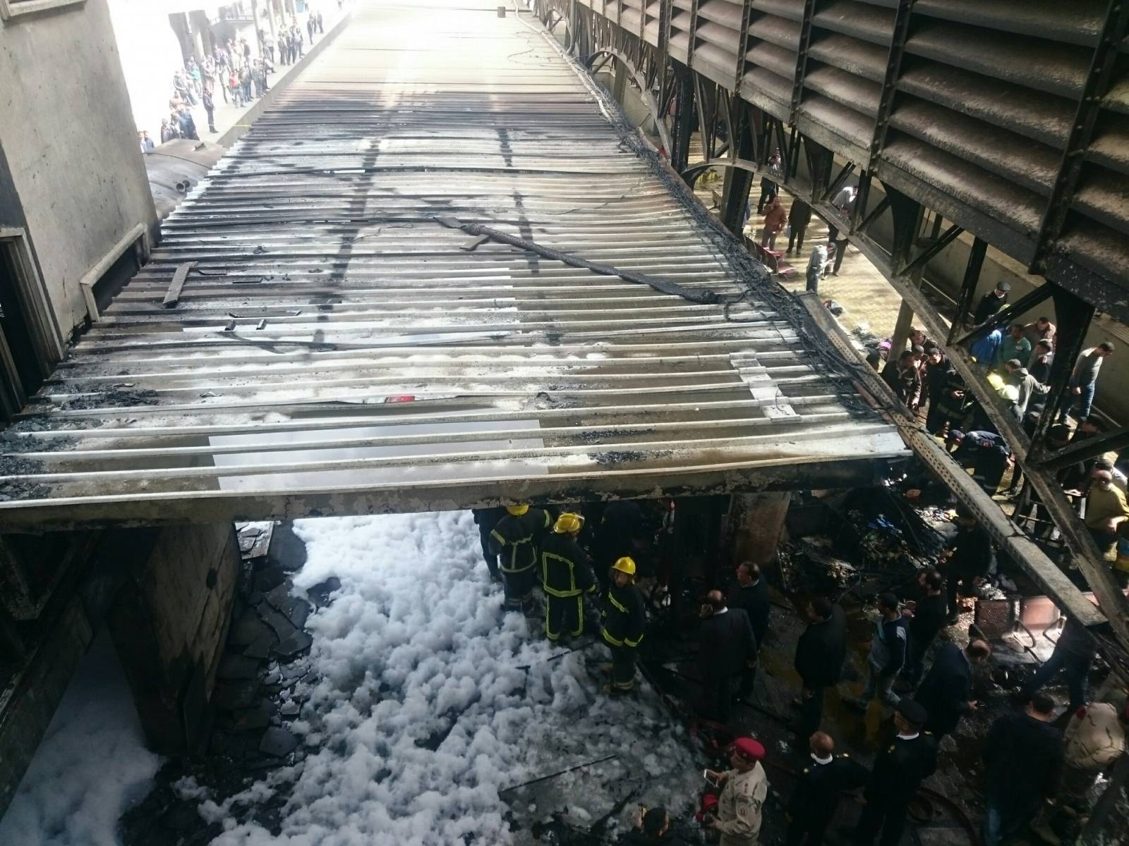 Fire at Cairo's Railway Station