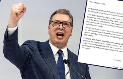 Trump poslao pismo Vučiću, on se odmah pohvalio: 'Radujem se jačanju našeg partnerstva'