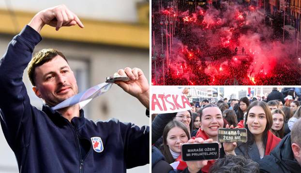Duvnjak plače na pozornici, tisuće mu skandiraju: Ovo je doček u 100 fotografija