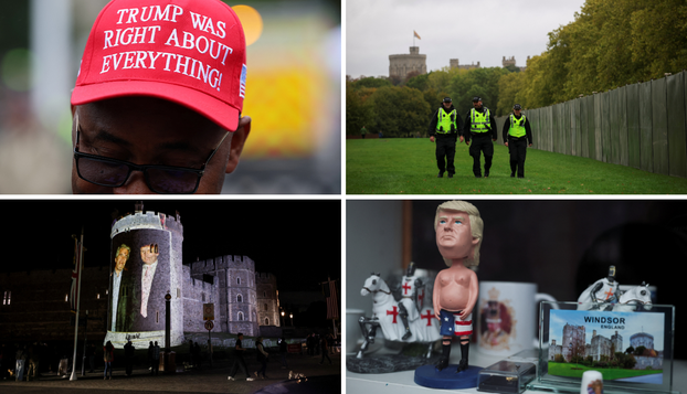 FOTO Britanija dočekuje Trumpa uz pompu. Četvero uhićenih zbog slike Epsteina na Windsoru