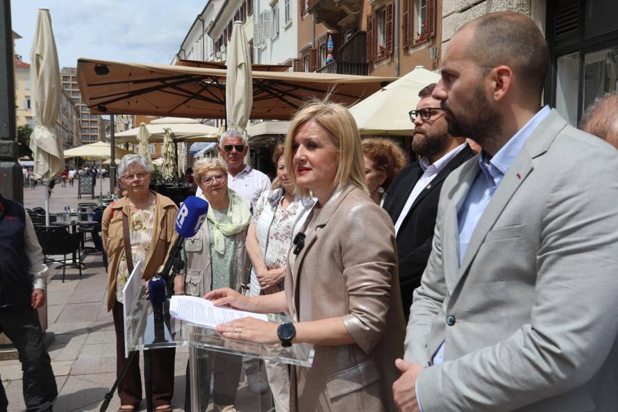 Rijeka: Konferencija Ive Rinčić kandidatkinje za gradonačelnicu