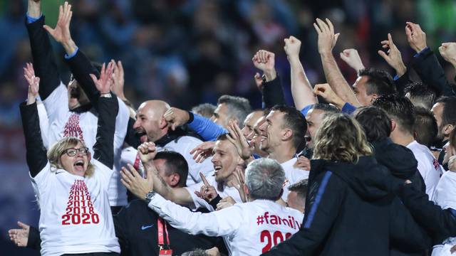 Hrvatski nogometaši slave odlazak na  EURO 2020
