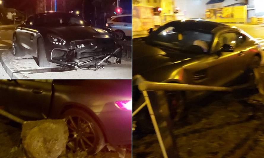 Snimio Mercedes od milijun kn kako divlja malo prije nesreće