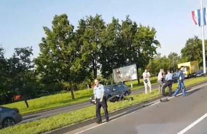 Nesreća na Slavonskoj: Vozač motocikla je završio u bolnici