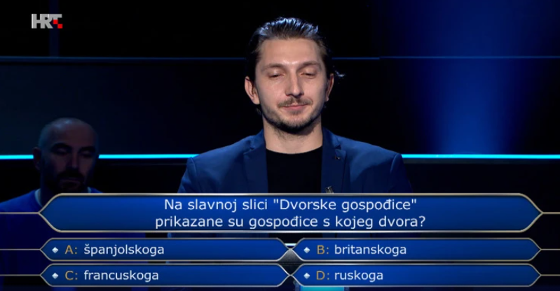 Splićanin odustao na 13. pitanju za 250 tisuća kuna u Milijunašu: Znate li koji je orao bjelorepan?