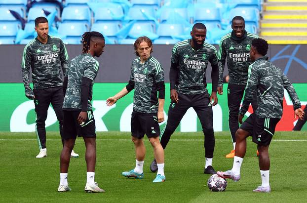 Champions League - Real Madrid training