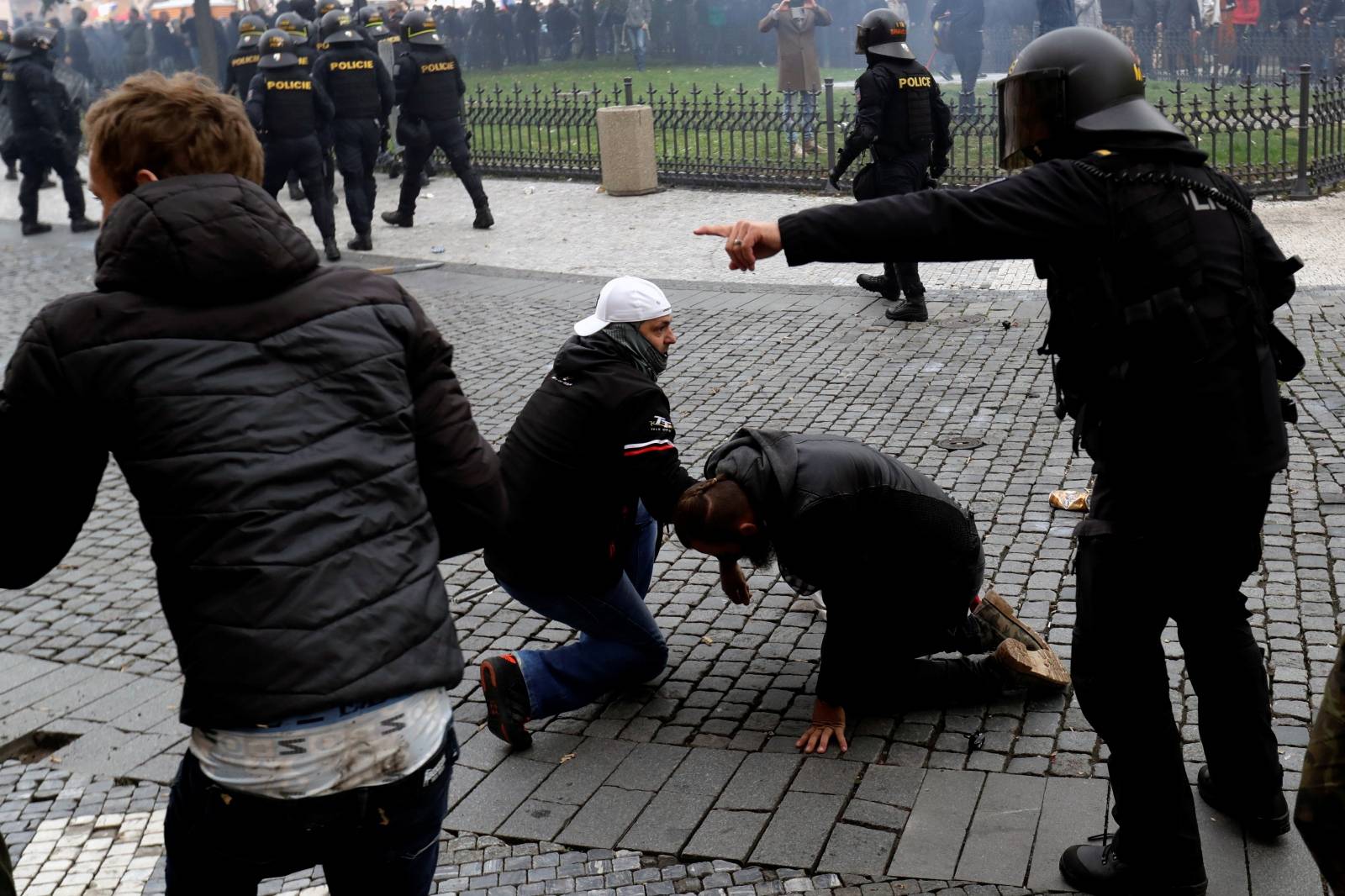 Demonstration against the Czech government's COVID-19 restrictions in Prague