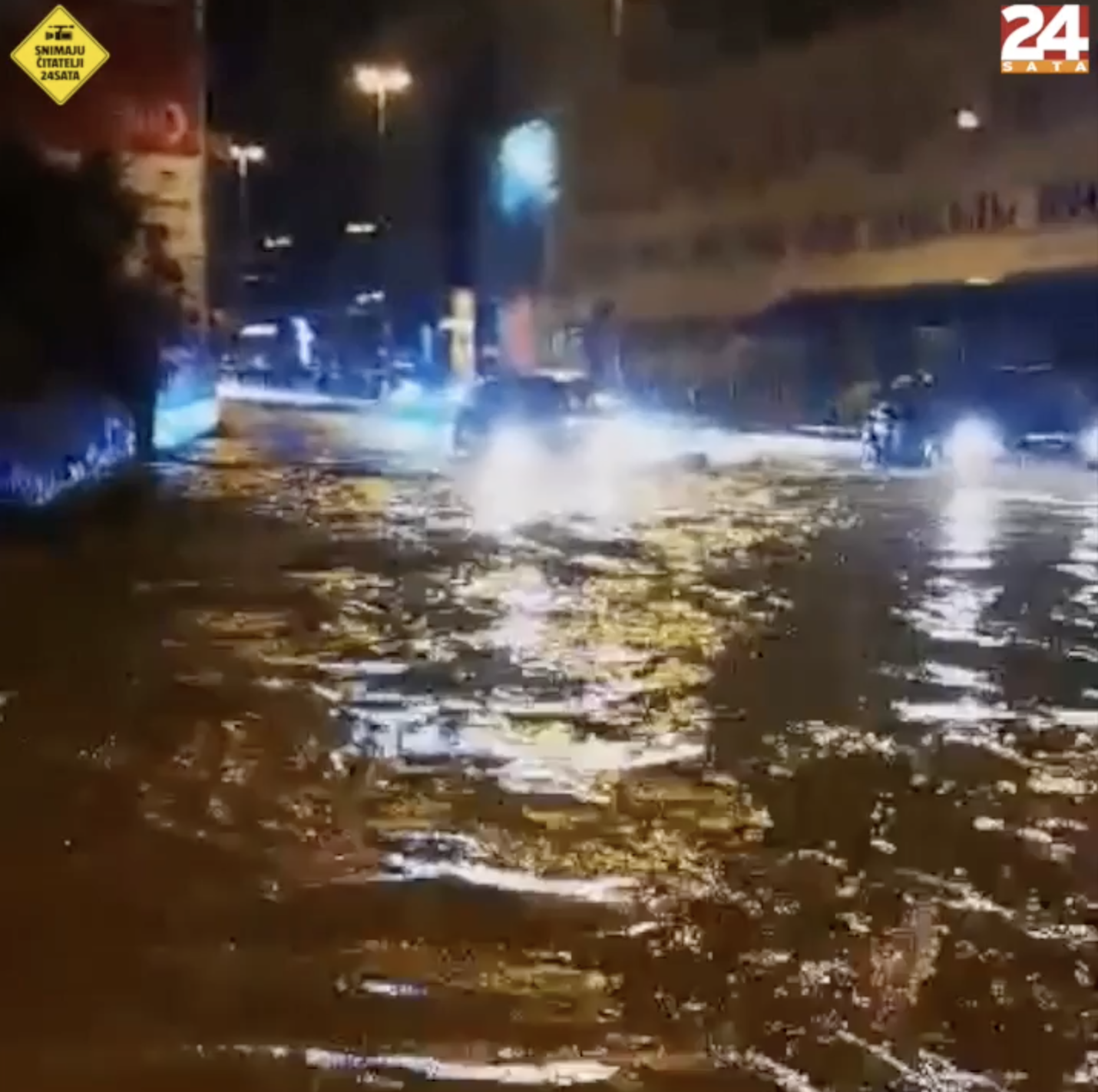 Poplave na splitskom području: 'Voda je poplavila ulice, auti moraju stati jer se ne da voziti'