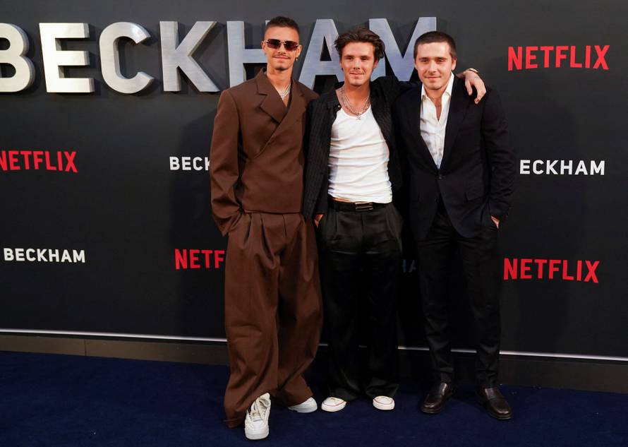 David Beckham and family premiere his new Netflix show