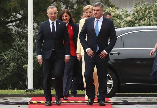 Zagreb: Andrzej Duda susreo s predsjednikom Milanovićem 