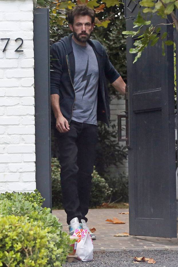 Ben Affleck seen for the first time since it was reported that he has broken up with Ana de Armas,