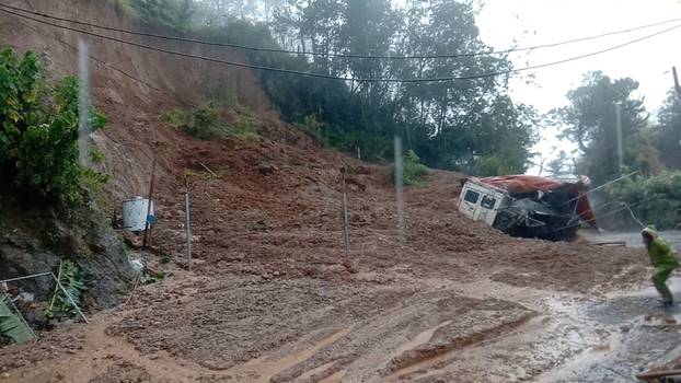 Landslide in Benguet