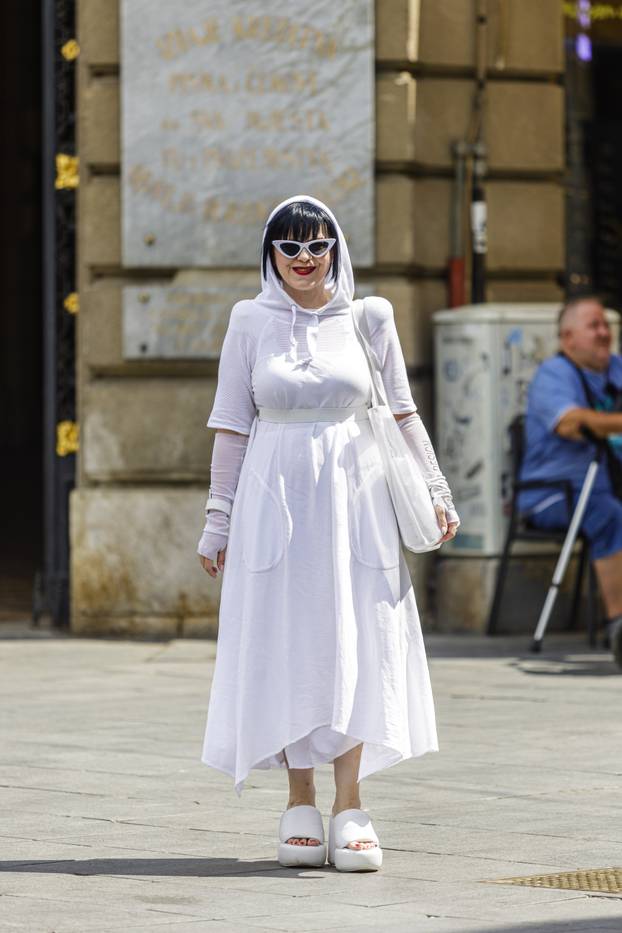 Zagreb: Mirela Holy u bijelom izdanju na subotnjoj špici