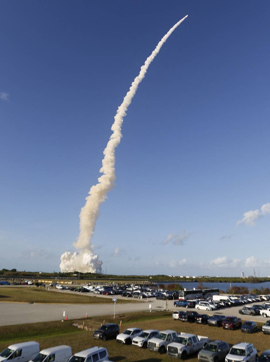 NASA's Artemis II mission to fly by the moon lifts off from the Kennedy Space Center in Cape Canaveral, Florida, U.S.